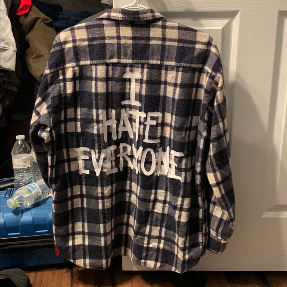 Jac Vanek I hate everyone Flannel